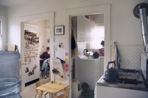 01. 'Before' kitchen view to back