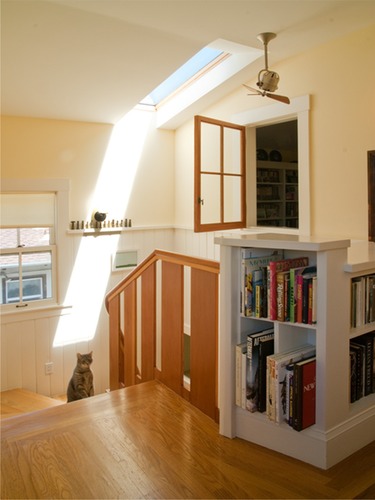 05. stair skylight & study window