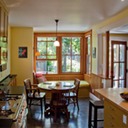 12. kitchen view to deck & yard