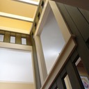 13. interior window, view from stair