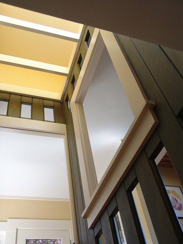 13. interior window, view from stair